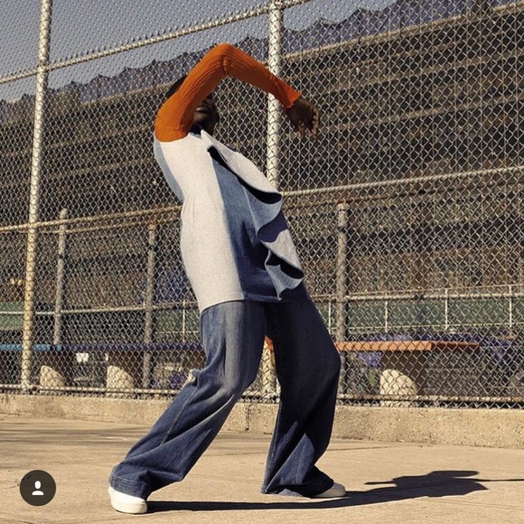 SOLD ÖHLIN/D New York Denim Draped Dress NWT 4 - Picture 8 of 8